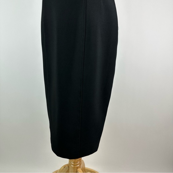 Maggie London The Illusion Dress Black Sheer Size 6 - Picture 6 of 11